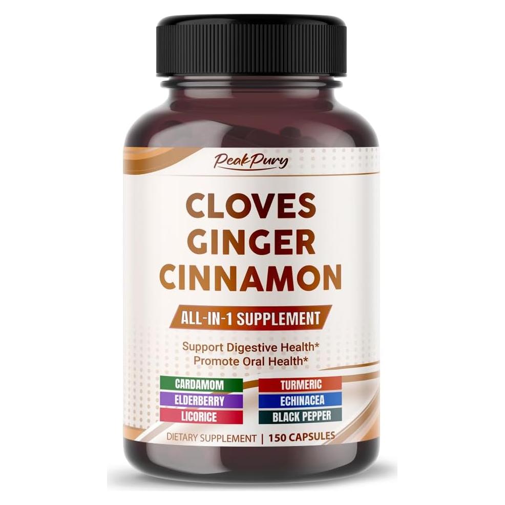 Clavos Ultra PeakPury 150 Cápsulas - Suplemento Digestivo y Oral