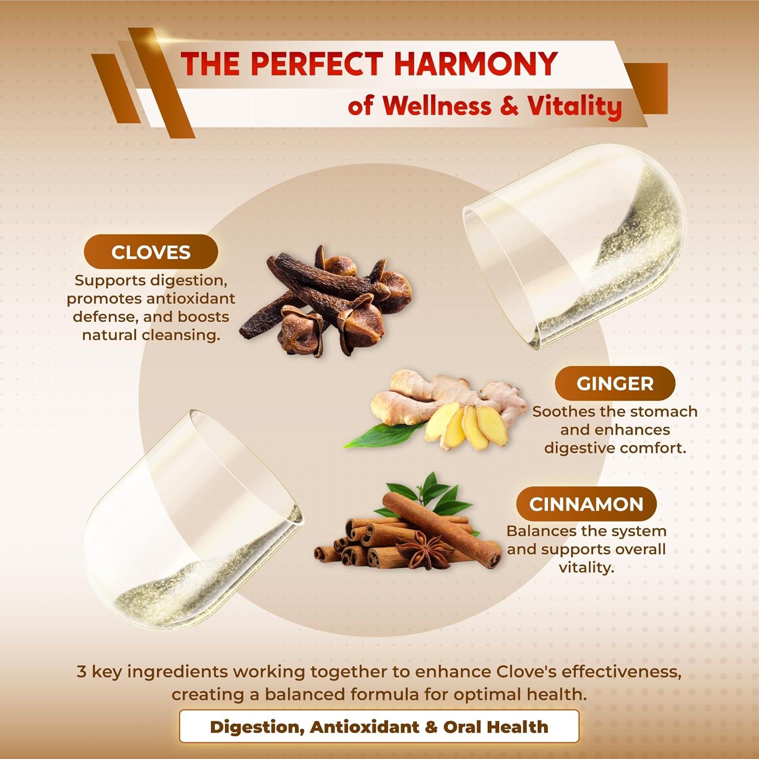 Clavos Ultra PeakPury 150 Cápsulas - Suplemento Digestivo y Oral