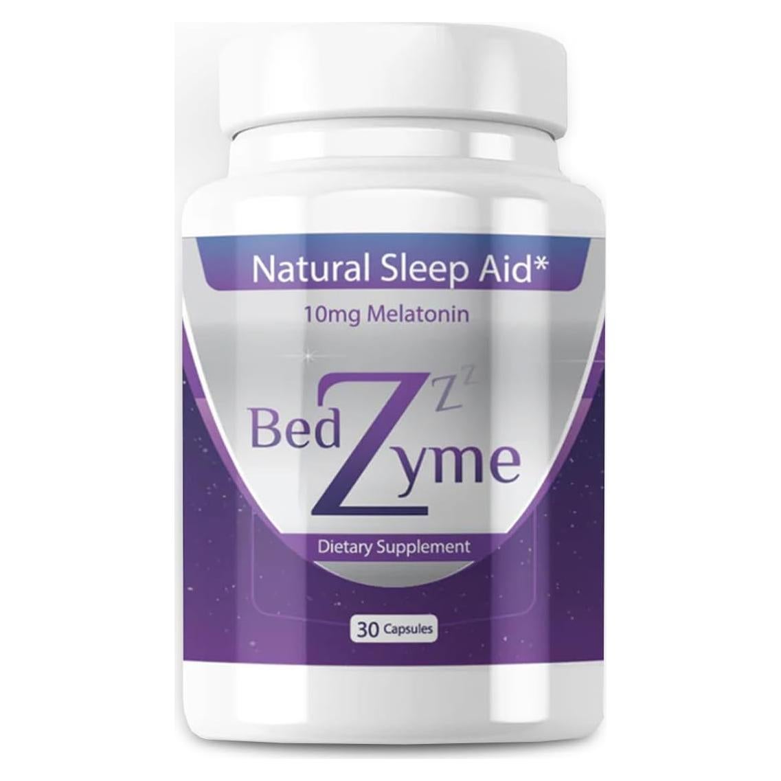 Suplemento para Dormir BedZyme 30 Cápsulas 10mg Melatonina