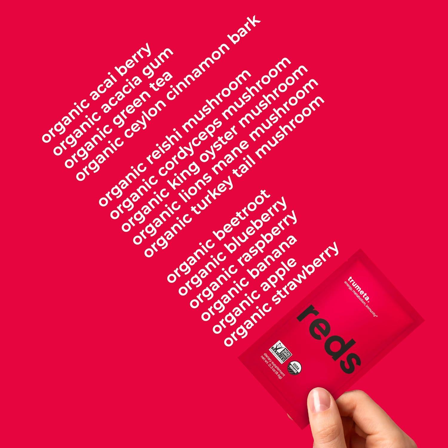 Polvo de Superalimento Rojos Trumeta - 14 Porciones Antioxidantes