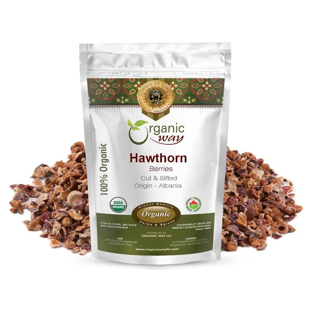 Bayas de Espino Orgánicas Cortadas 0.45 kg - Organic Way