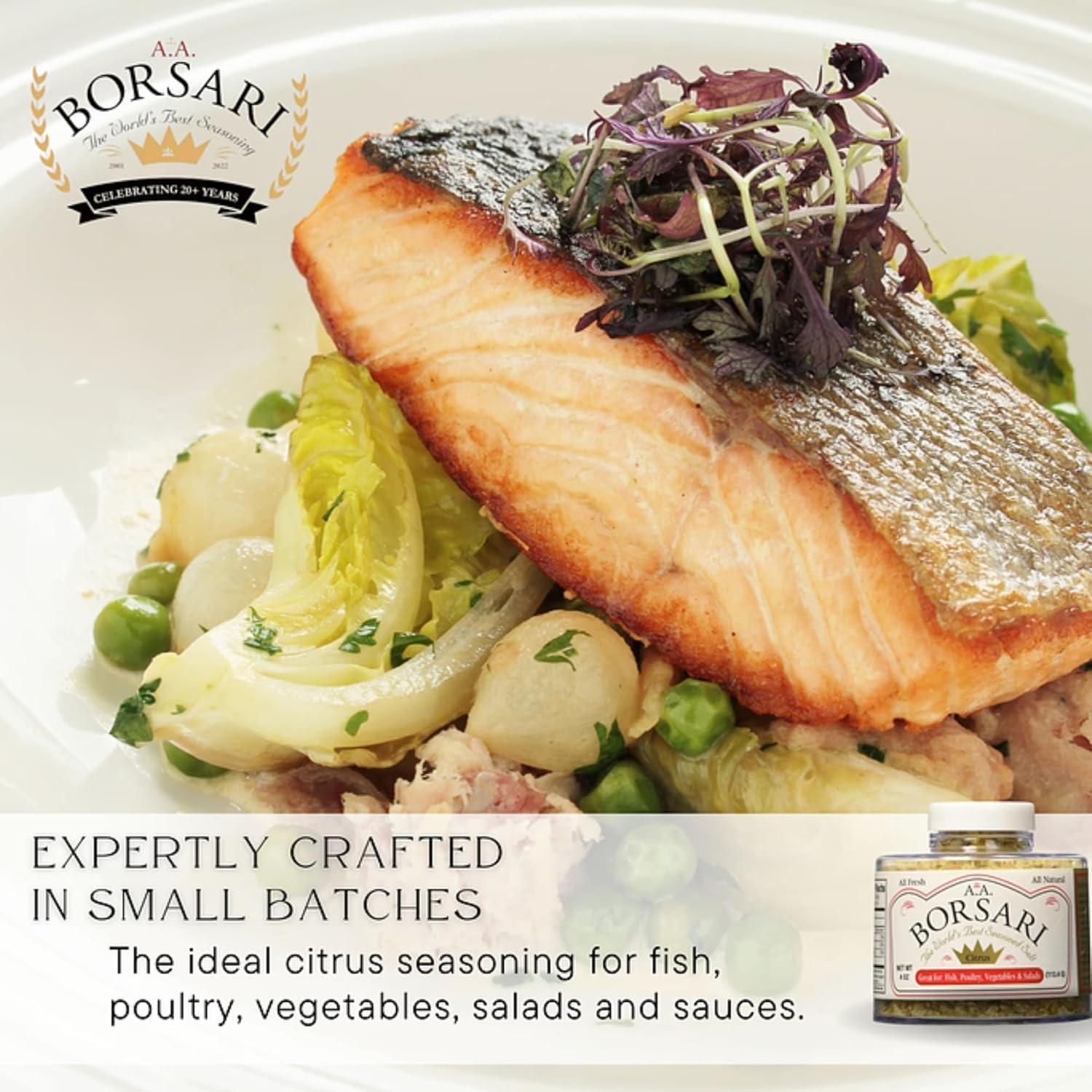 Sal de Cítricos Borsari 113.4g - Sazonador Gourmet Natural