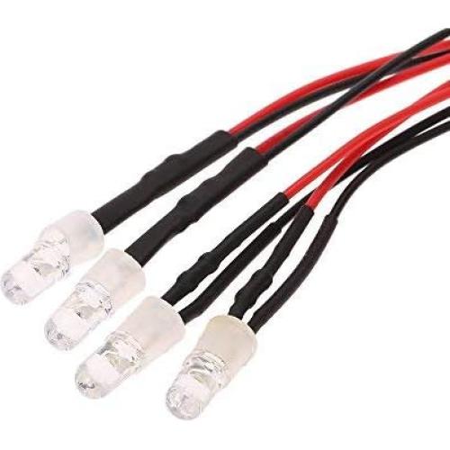 Kit de Luces LED 4Pcs GLOBACT para Coche RC 1/10 1/8