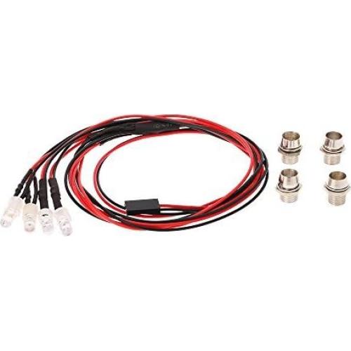Kit de Luces LED 4Pcs GLOBACT para Coche RC 1/10 1/8