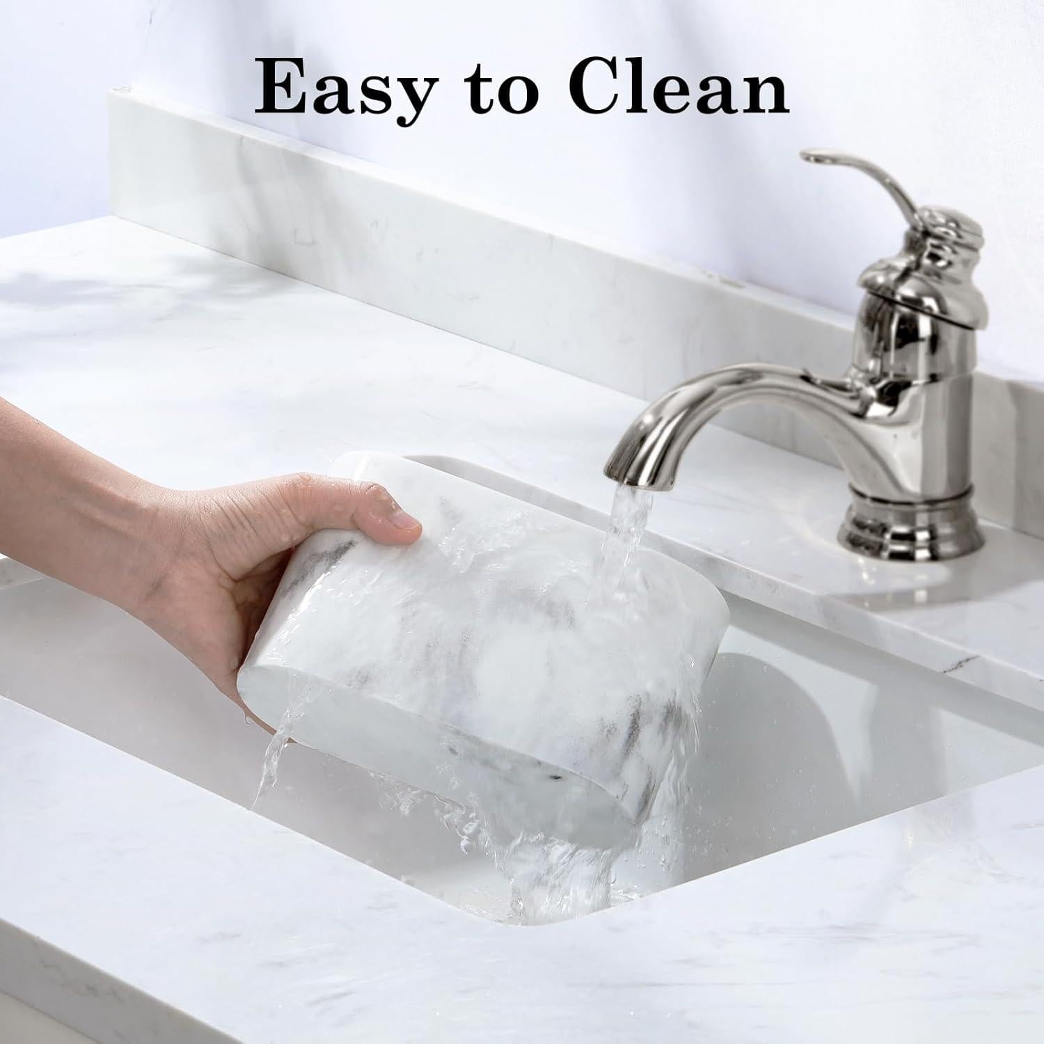 Soporte para Cepillos de Dientes Luxspire 2 Ranuras Blanco