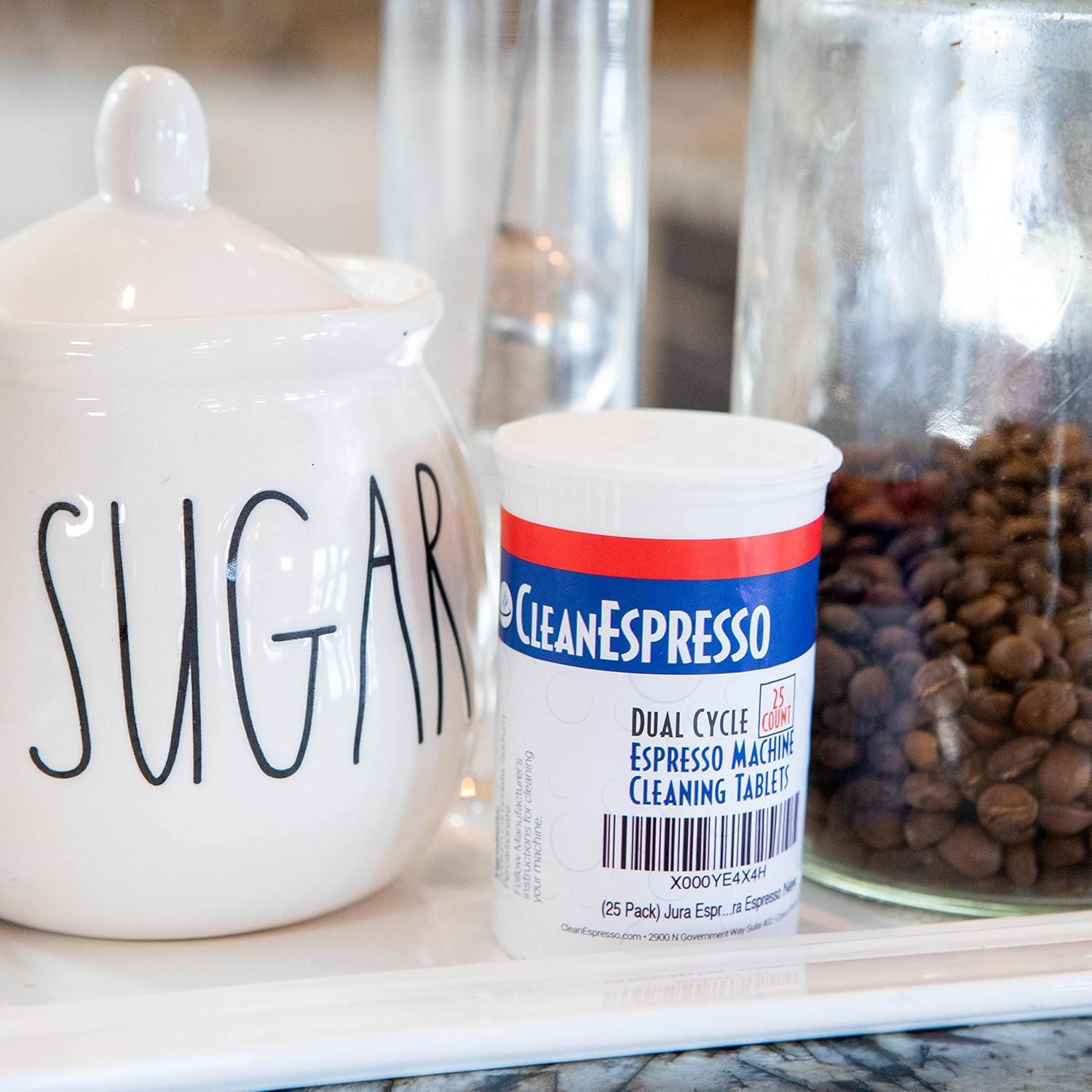 Tabletas de Limpieza CleanEspresso para Cafeteras Jura - 25 Unidades