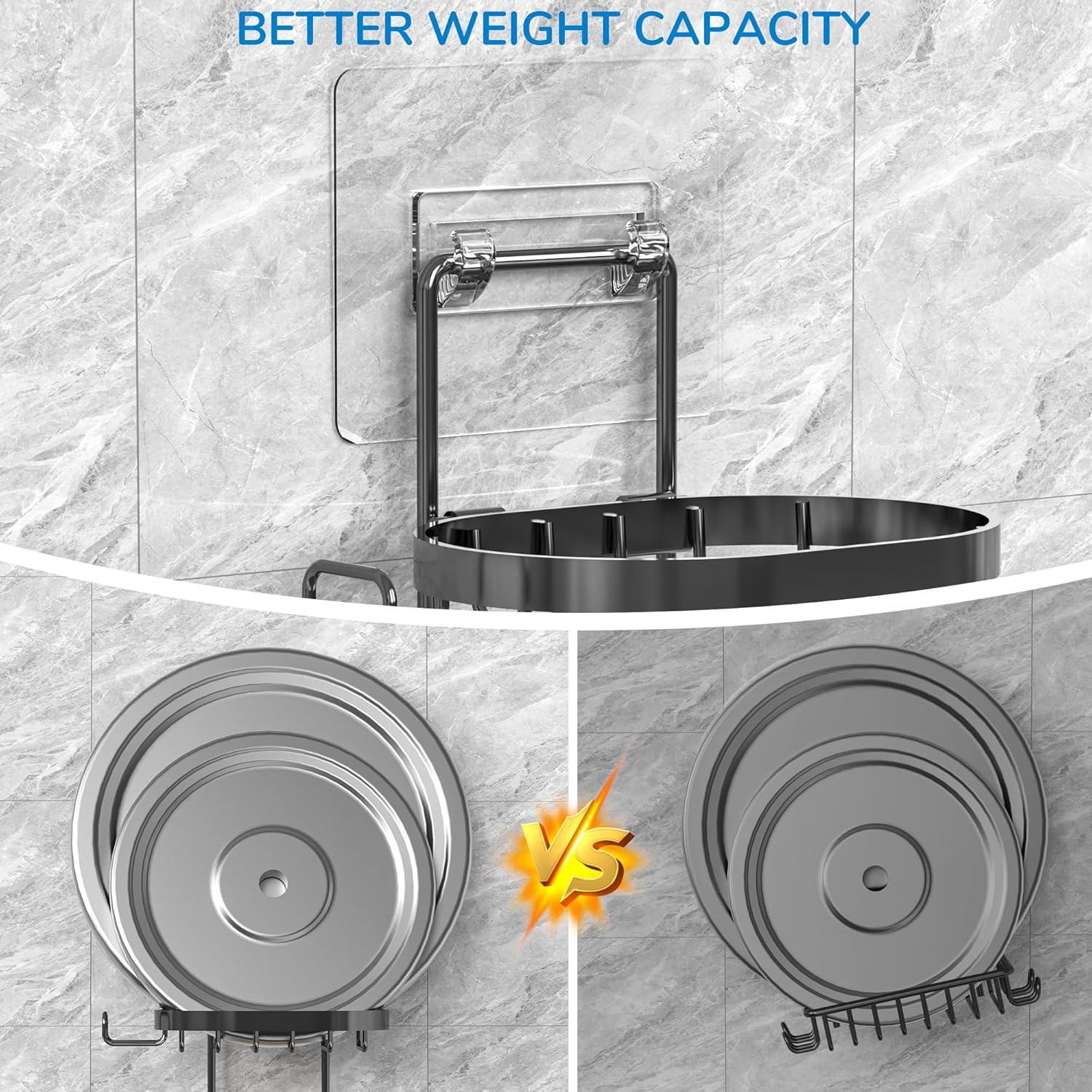 Soporte para Jabón de 2 Niveles MASADI Acero Inoxidable Negro