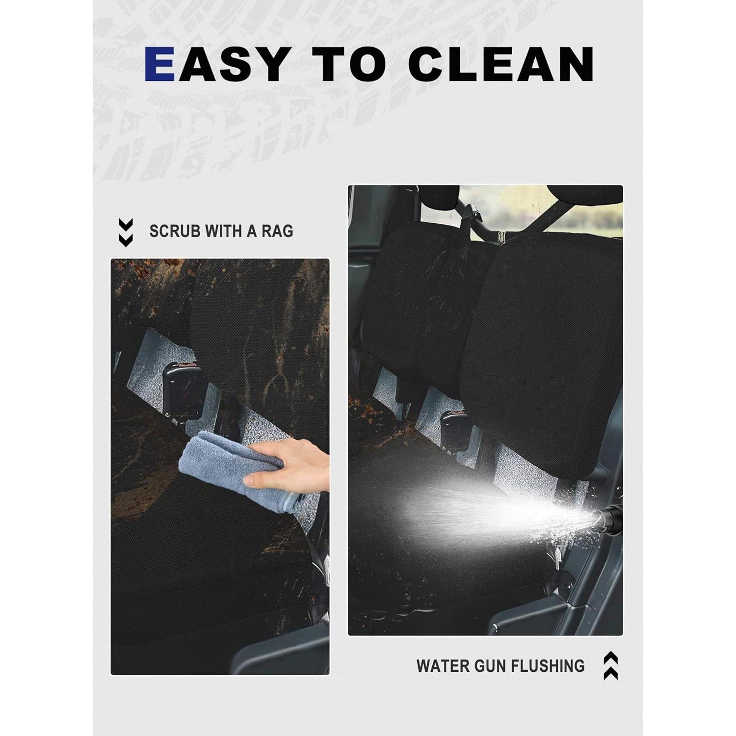 Cubierta de Asiento UTV ZIDIYORUO Negra para Can Am Defender 2016-2025