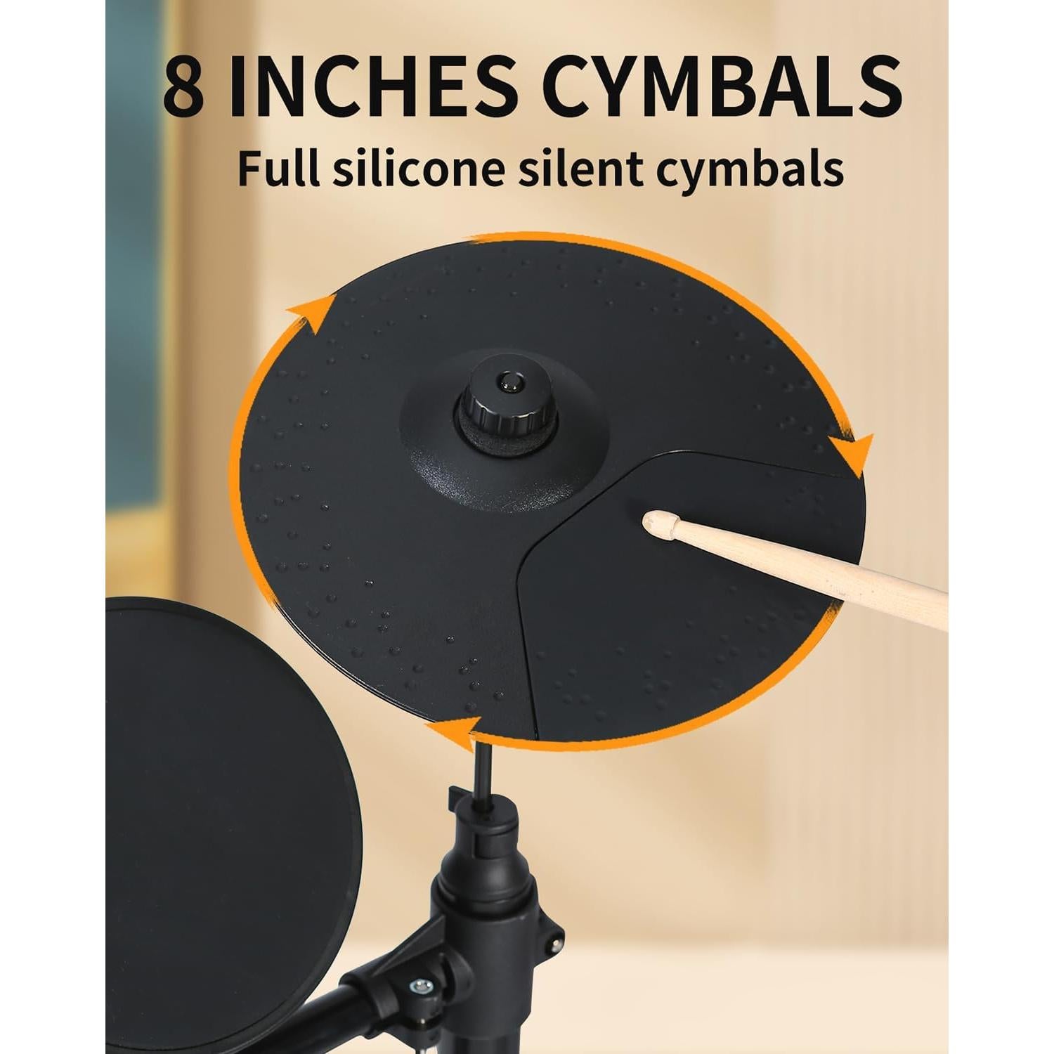 Batería Electrónica AODSK UAED-400 para Niños y Principiantes