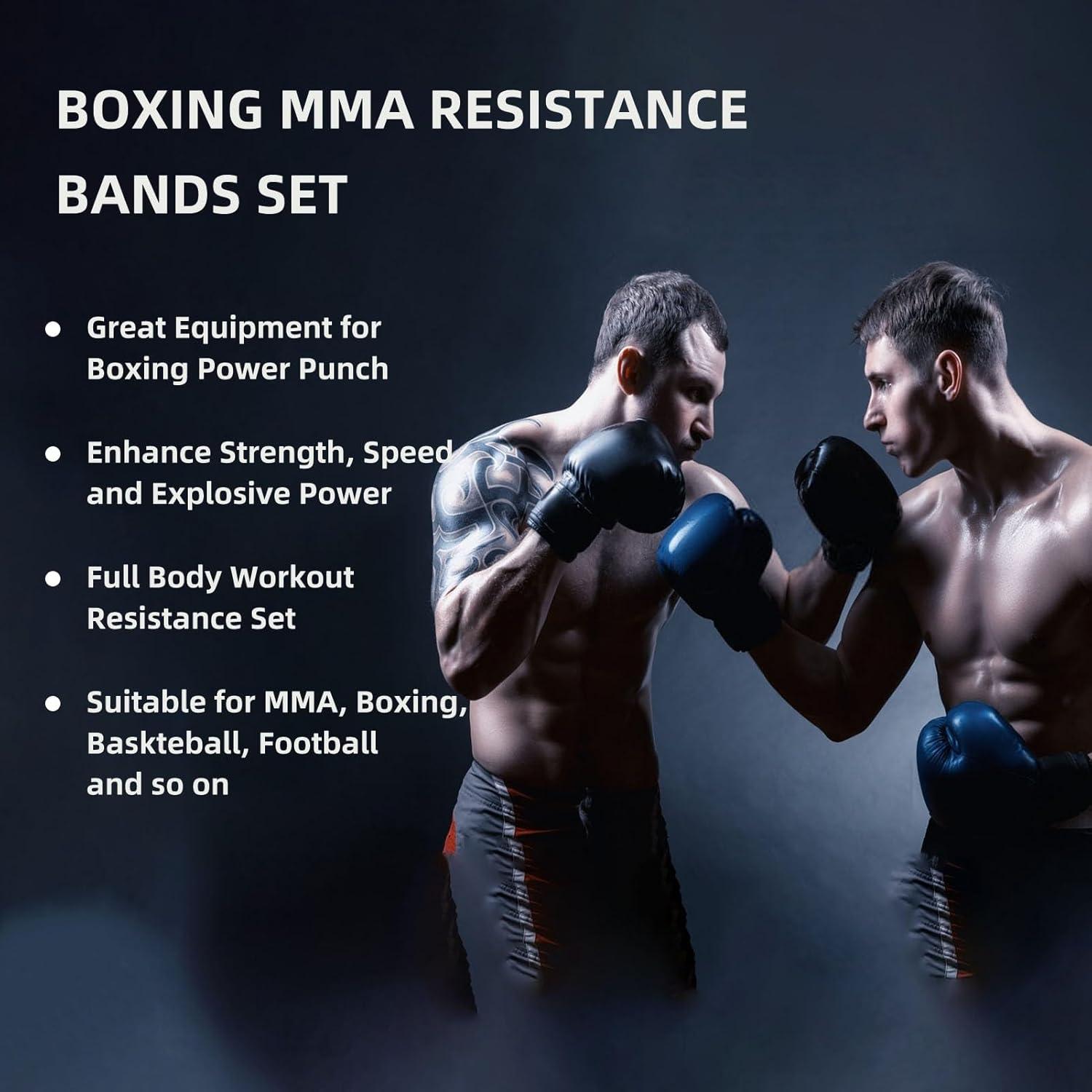 Juego de Bandas de Resistencia Ycendelion 160LBS para Boxeo