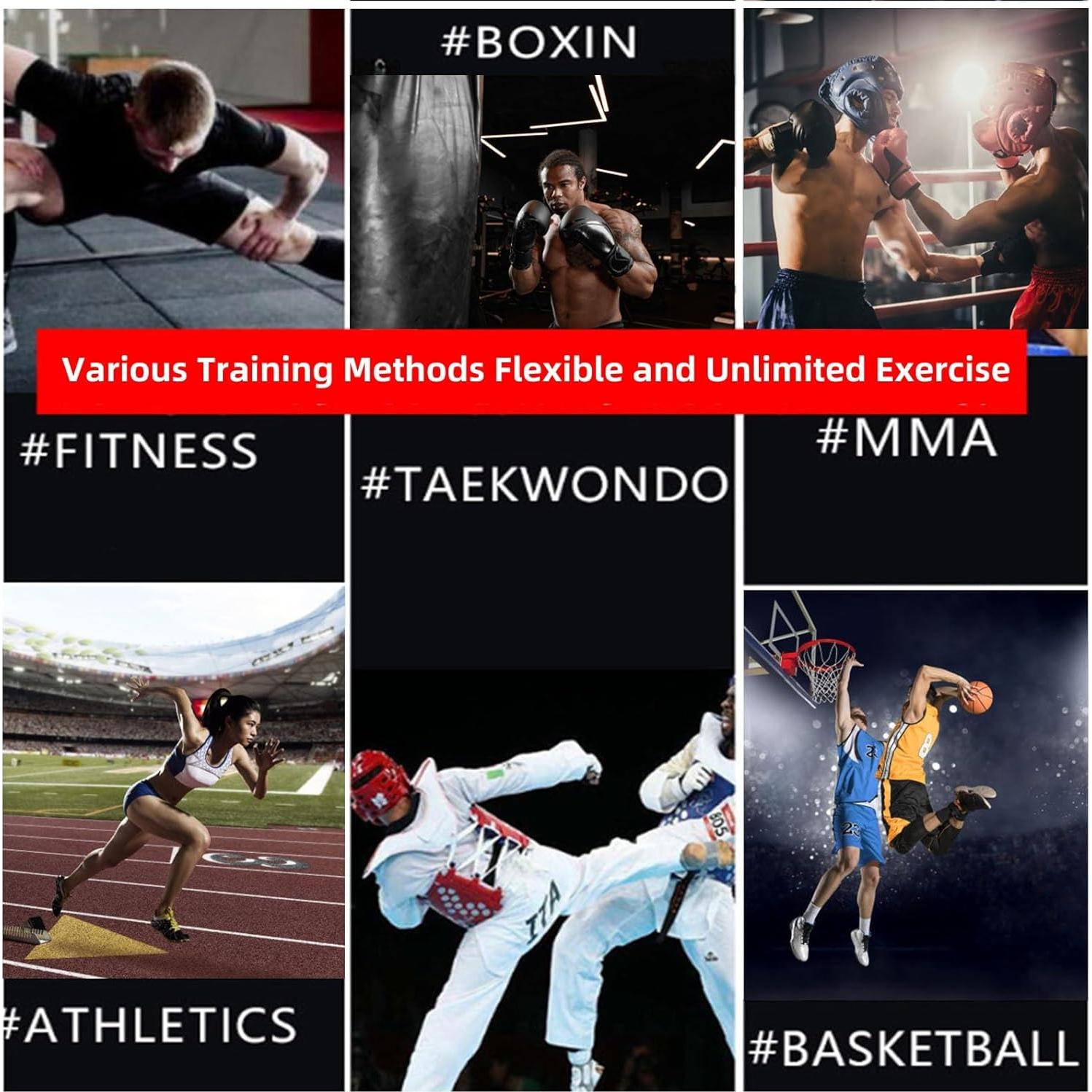 Juego de Bandas de Resistencia Ycendelion 160LBS para Boxeo