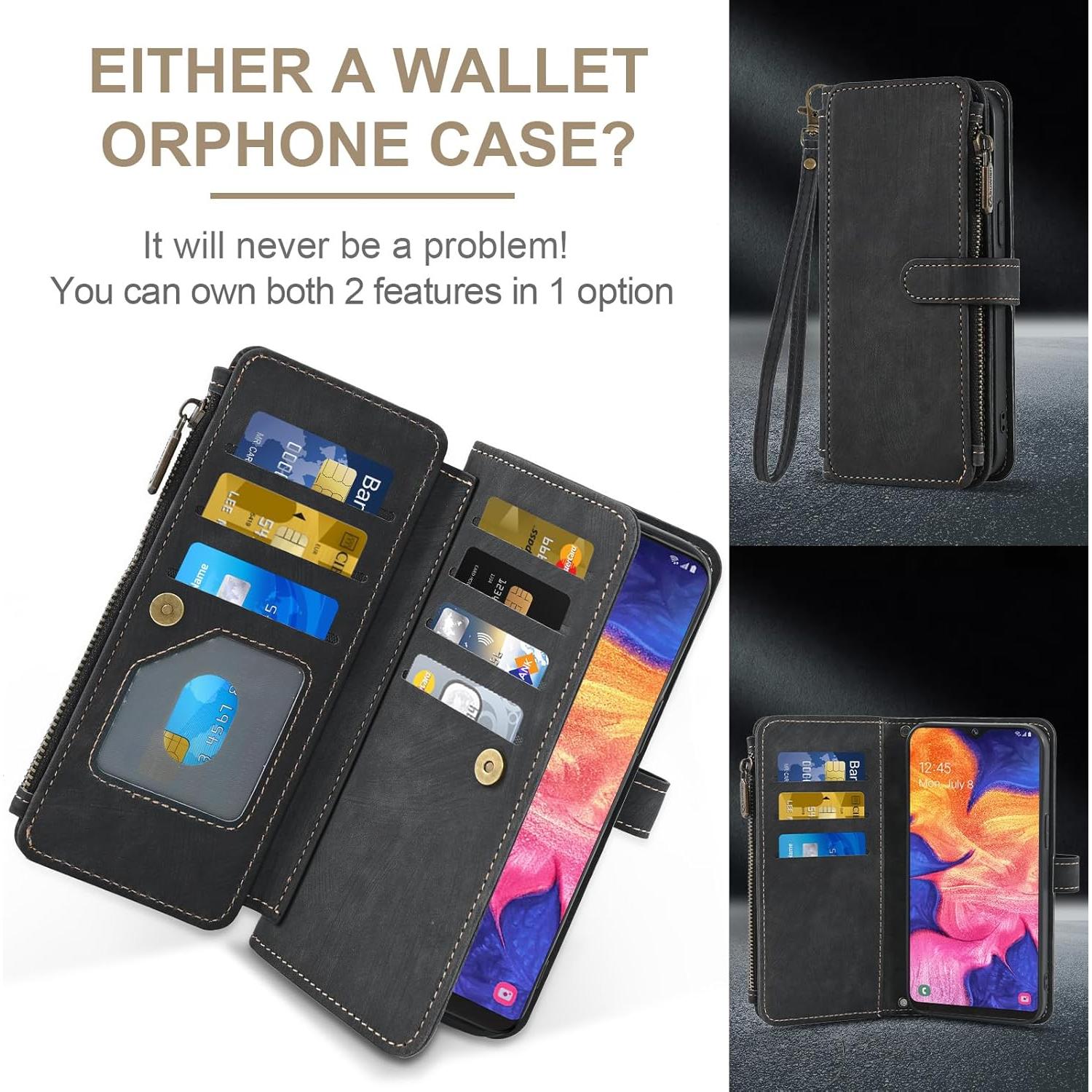 Funda Asuwish para Samsung Galaxy A10e con tapa y soporte