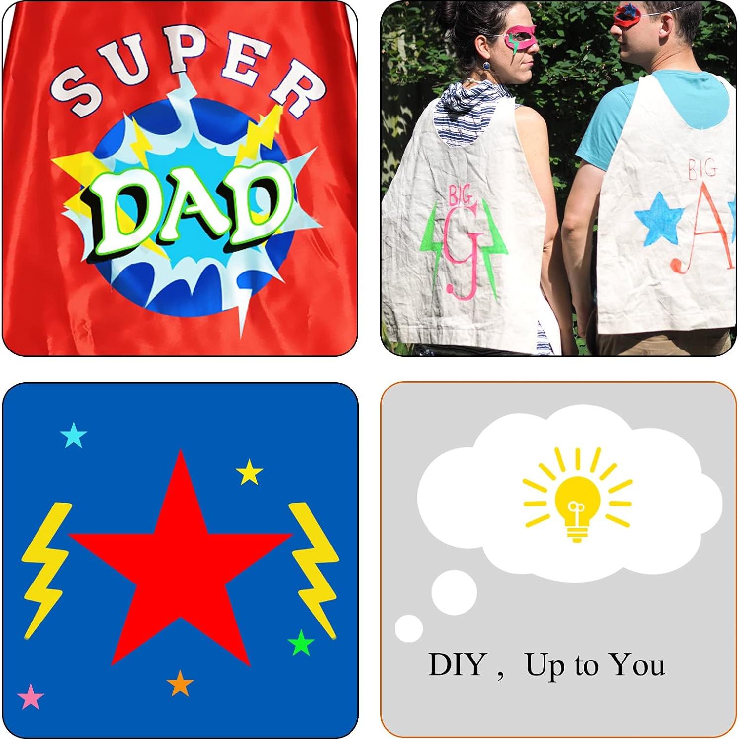 Disfraz de Superhéroe D.Q.Z para Adultos con Capa y Máscara