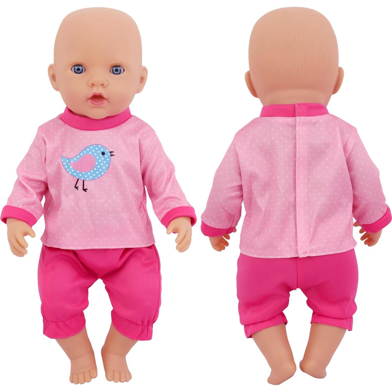 5 Conjuntos de Ropa para Muñecas ELEMENTO UNICORNIO 14-18"