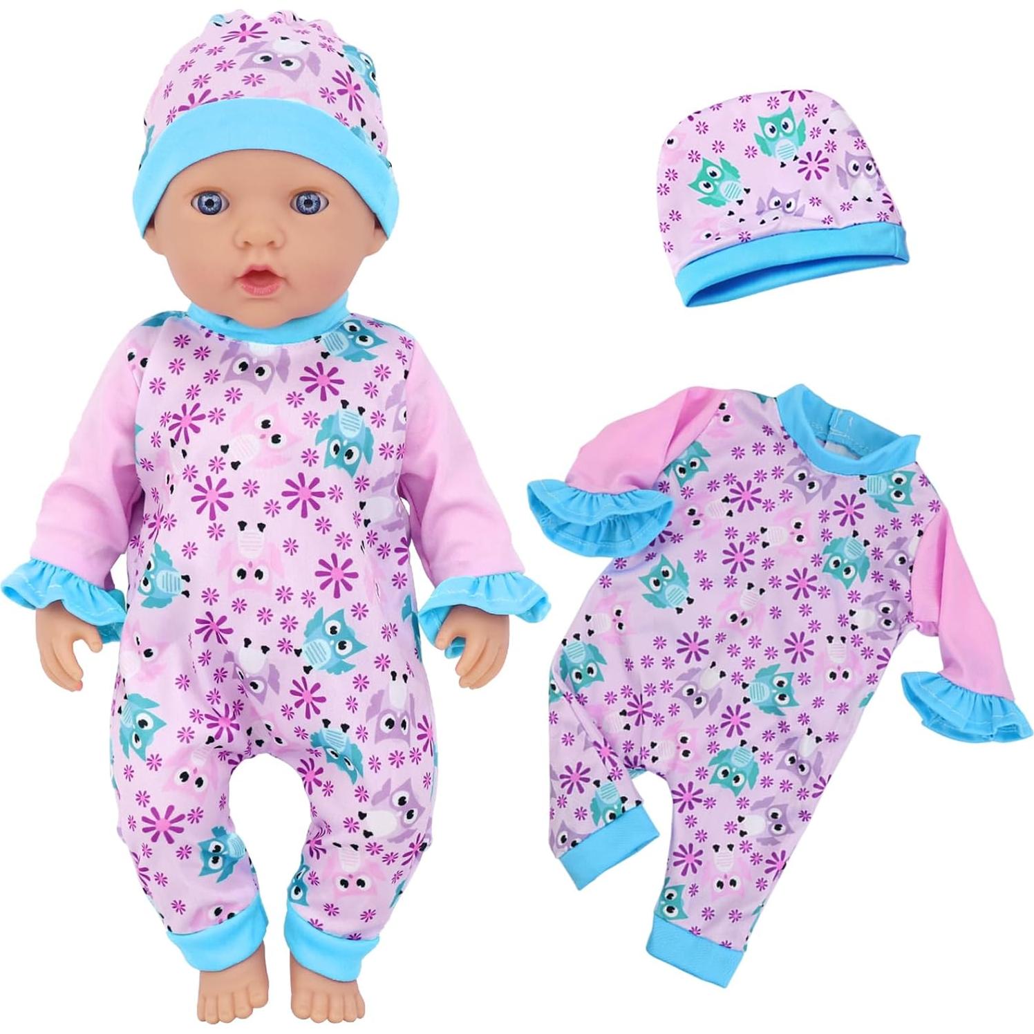 5 Conjuntos de Ropa para Muñecas ELEMENTO UNICORNIO 14-18"