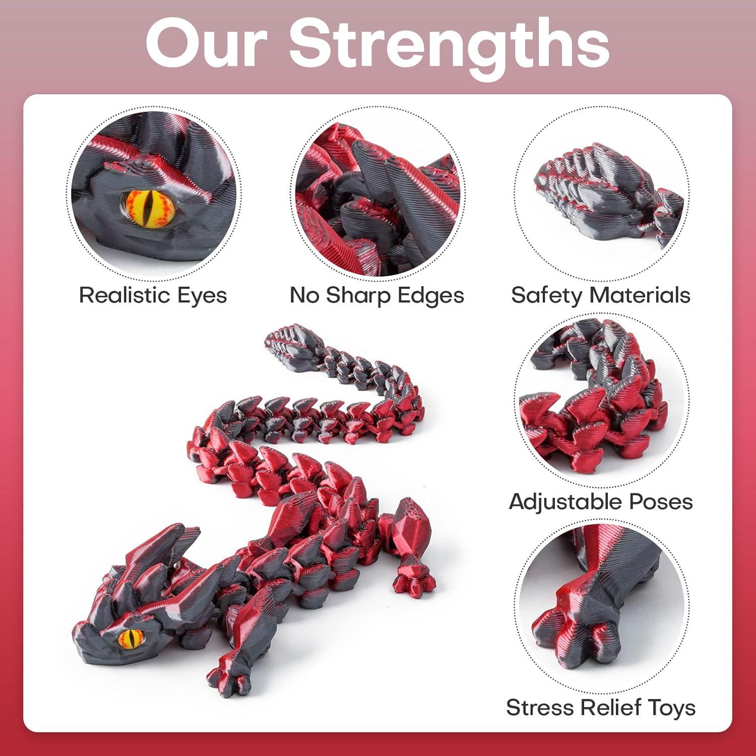 Huevos de Dragón 3D FYEFKJSA - 30.48 cm, Decoración y Juguete