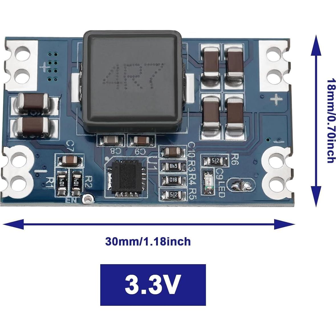 5 Módulos Regulador Voltaje Buck Mini560 3.3V OTOTEC