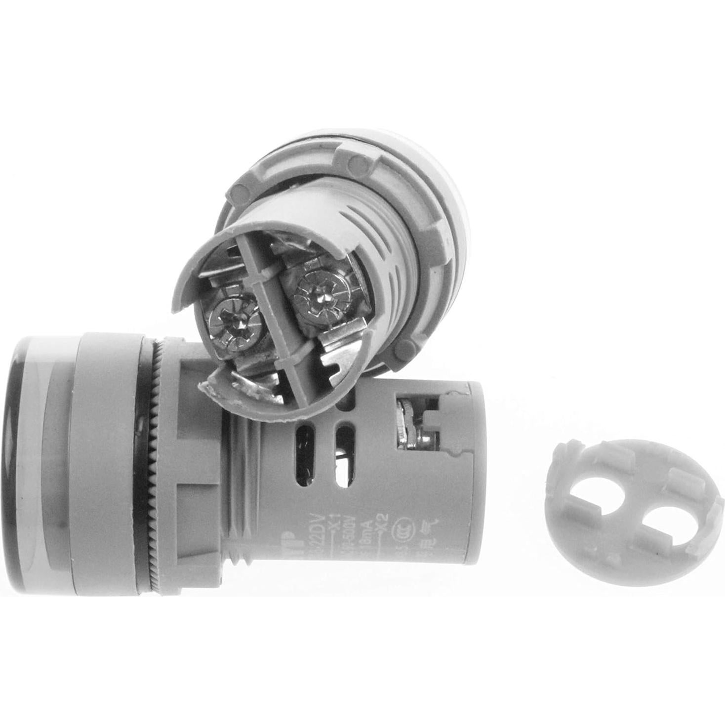 NOYITO Voltímetro Digital CA 80-500V LCD Paquete de 2 Azul