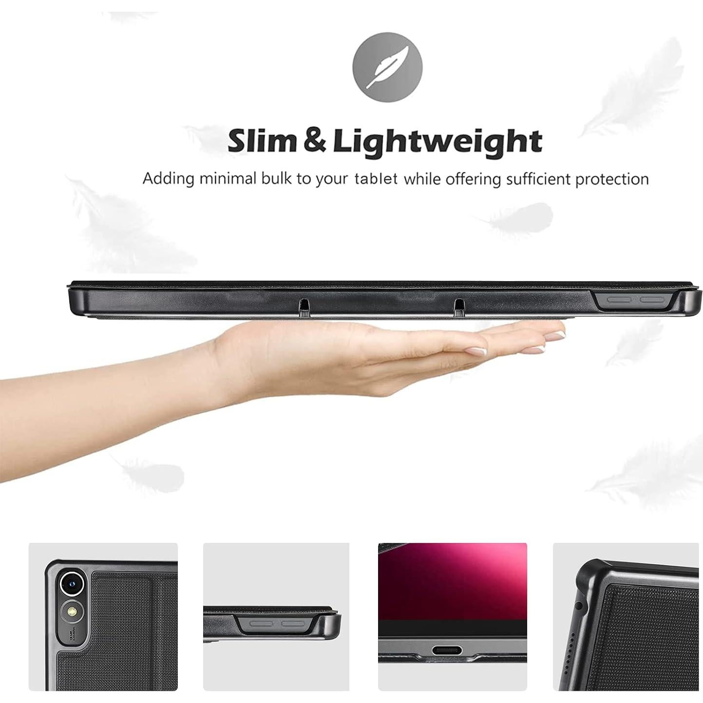 Funda ProCase para Lenovo Tab P11 2da Gen 11.5" Negra