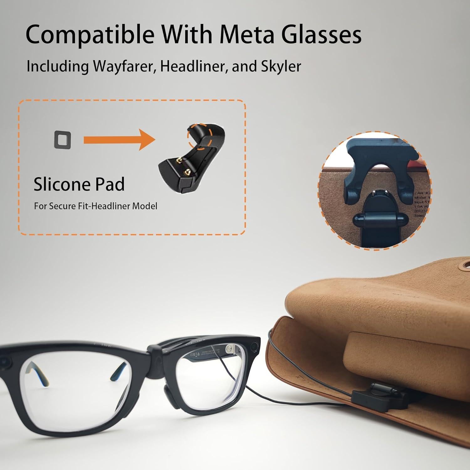 Cable de Carga 1.5m Goodmai para Gafas Ray-Ban Meta