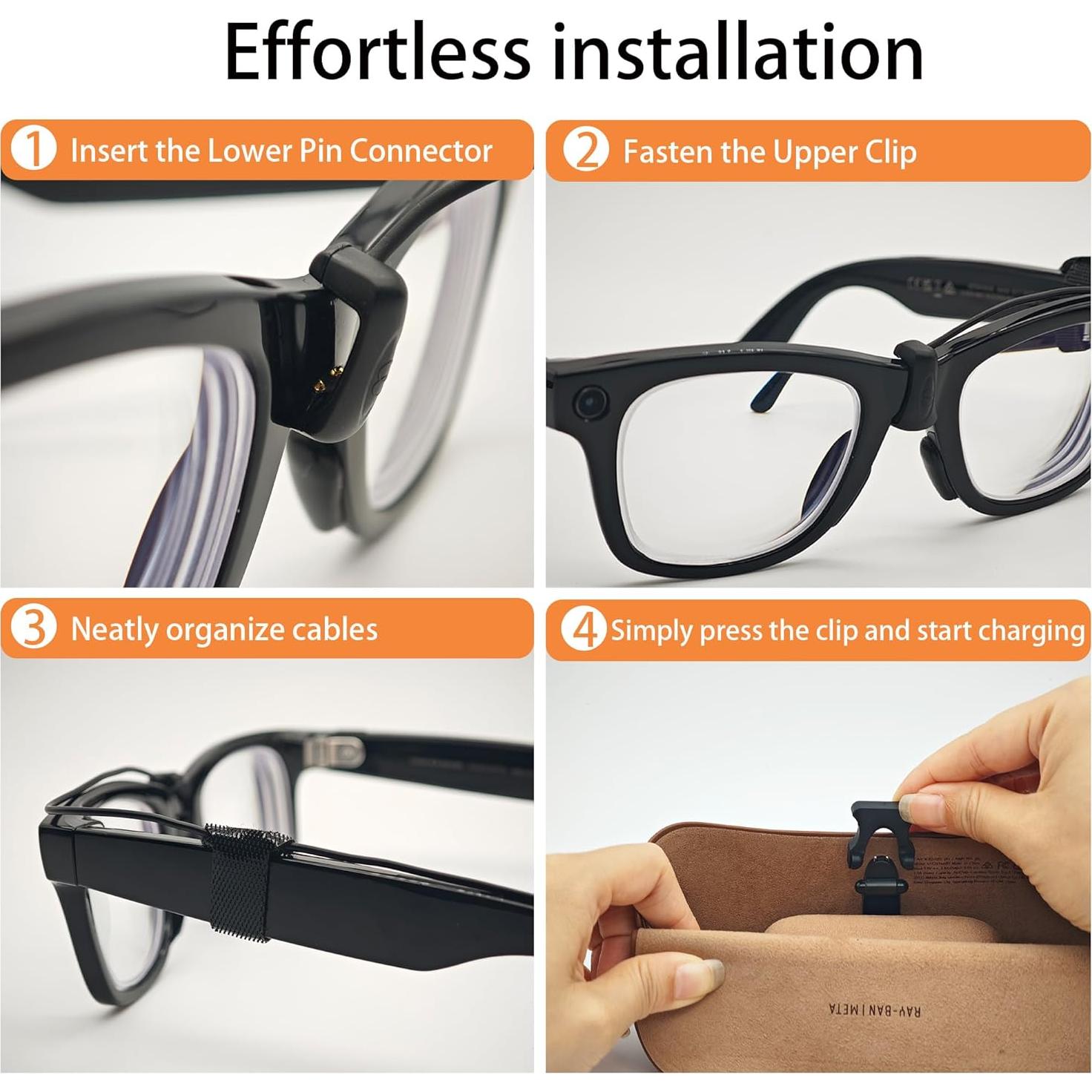 Cable de Carga 1.5m Goodmai para Gafas Ray-Ban Meta