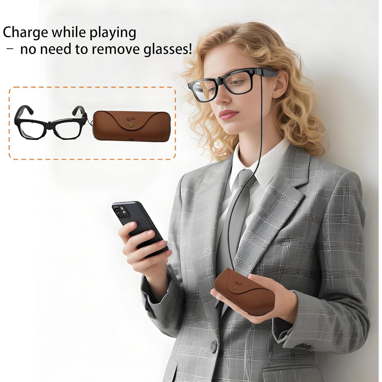 Cable de Carga 1.5m Goodmai para Gafas Ray-Ban Meta