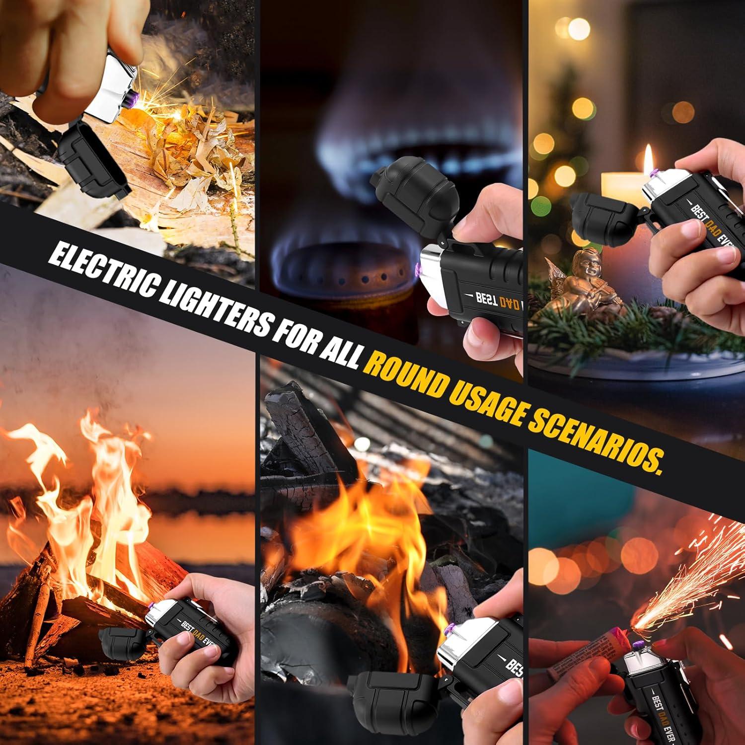 Encendedor Eléctrico Recargable WEARXI Mejor Papá Nunca - Camping