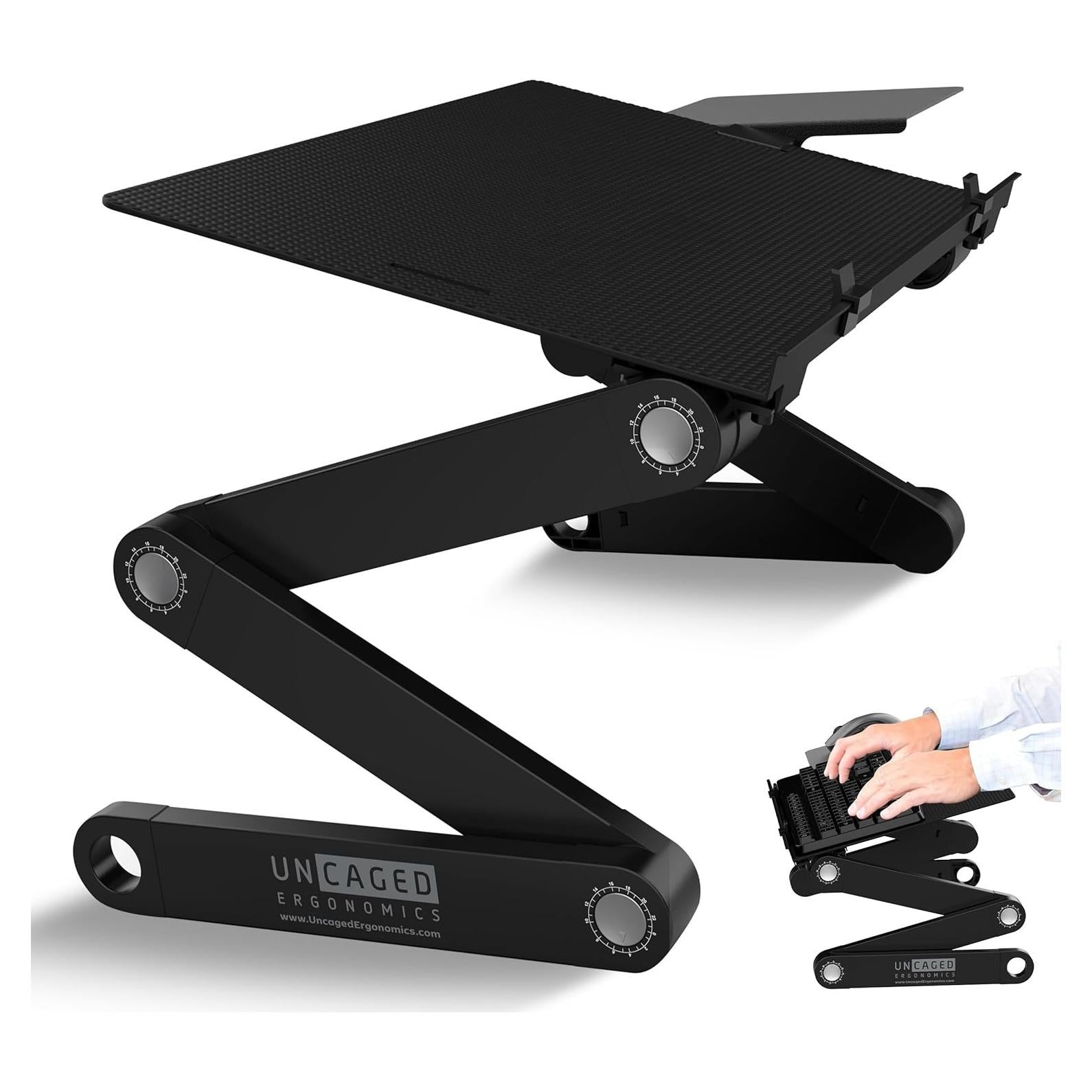 Soporte Ajustable para Teclado Uncaged Ergonomics WEKTb Negro