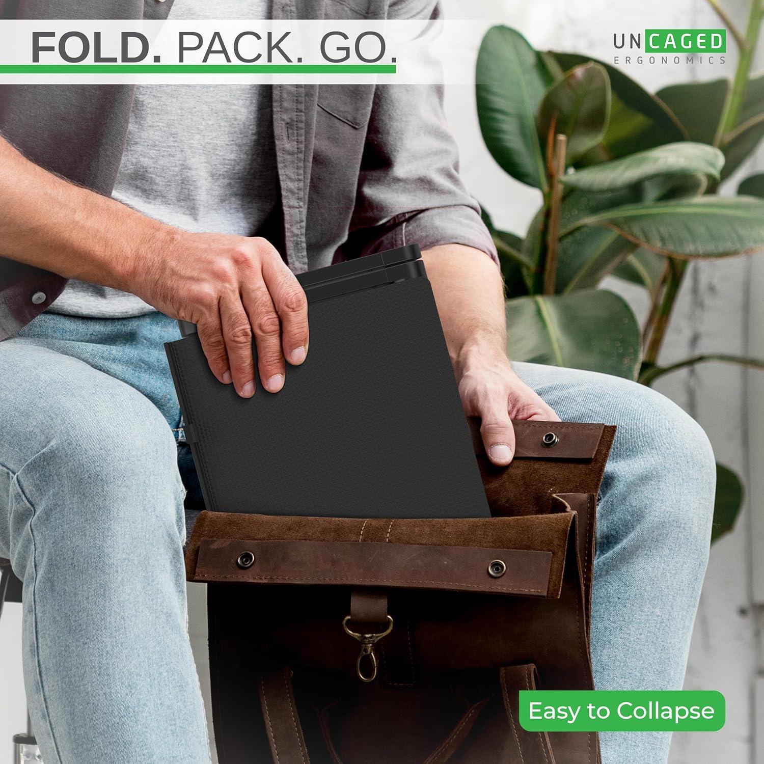 Soporte Ajustable para Teclado Uncaged Ergonomics WEKTb Negro