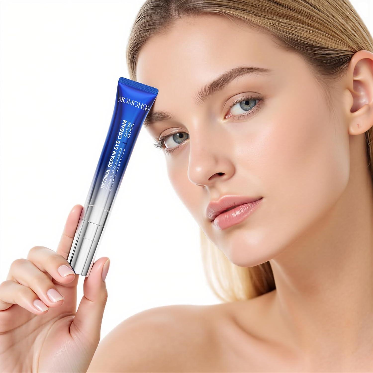 Crema para Ojos Momohoo con Retinol y Colágeno 20ml