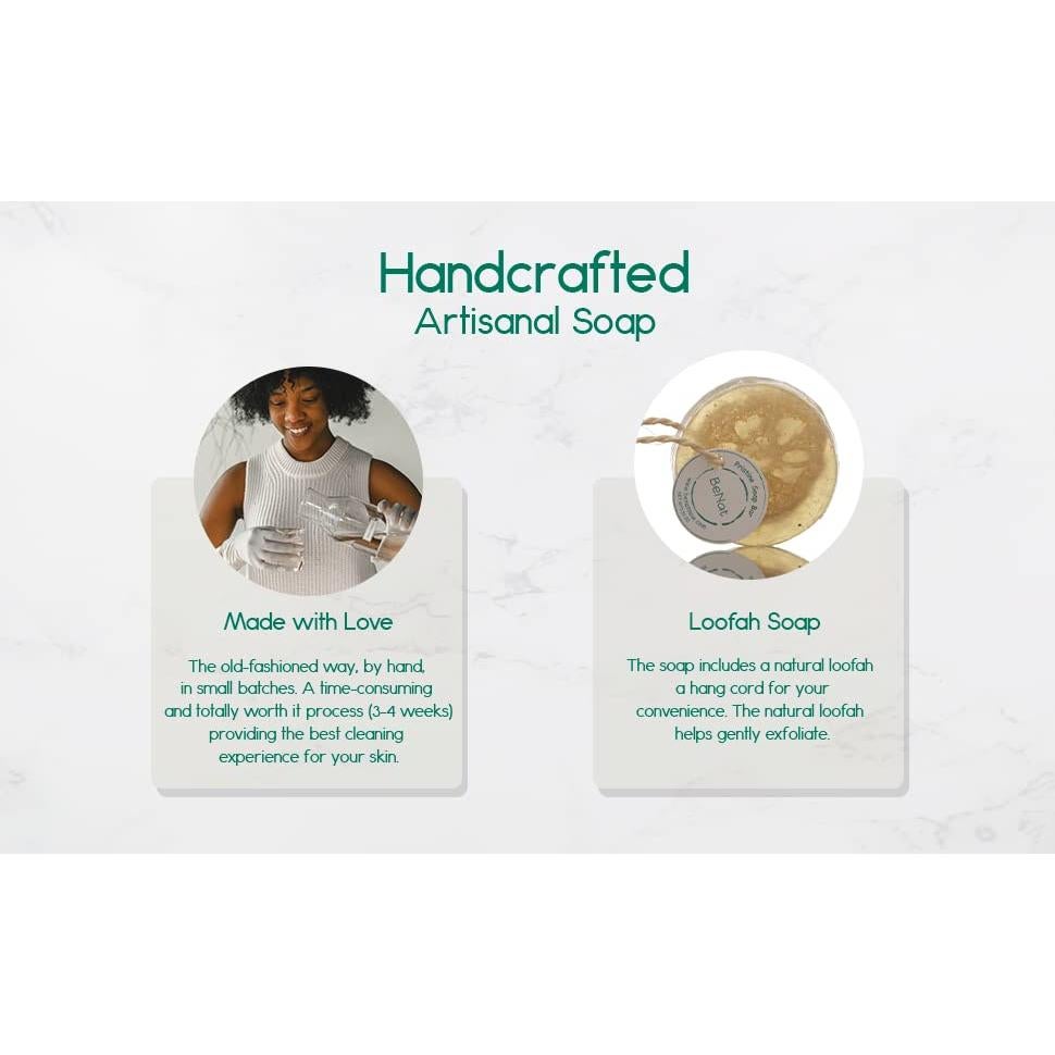 Jabón Corporal Natural Pristine 100g Arcilla Gris Té Verde