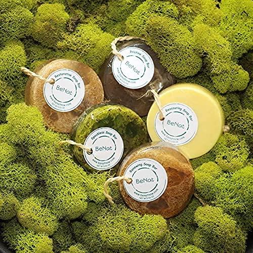 Jabón Corporal Natural Pristine 100g Arcilla Gris Té Verde