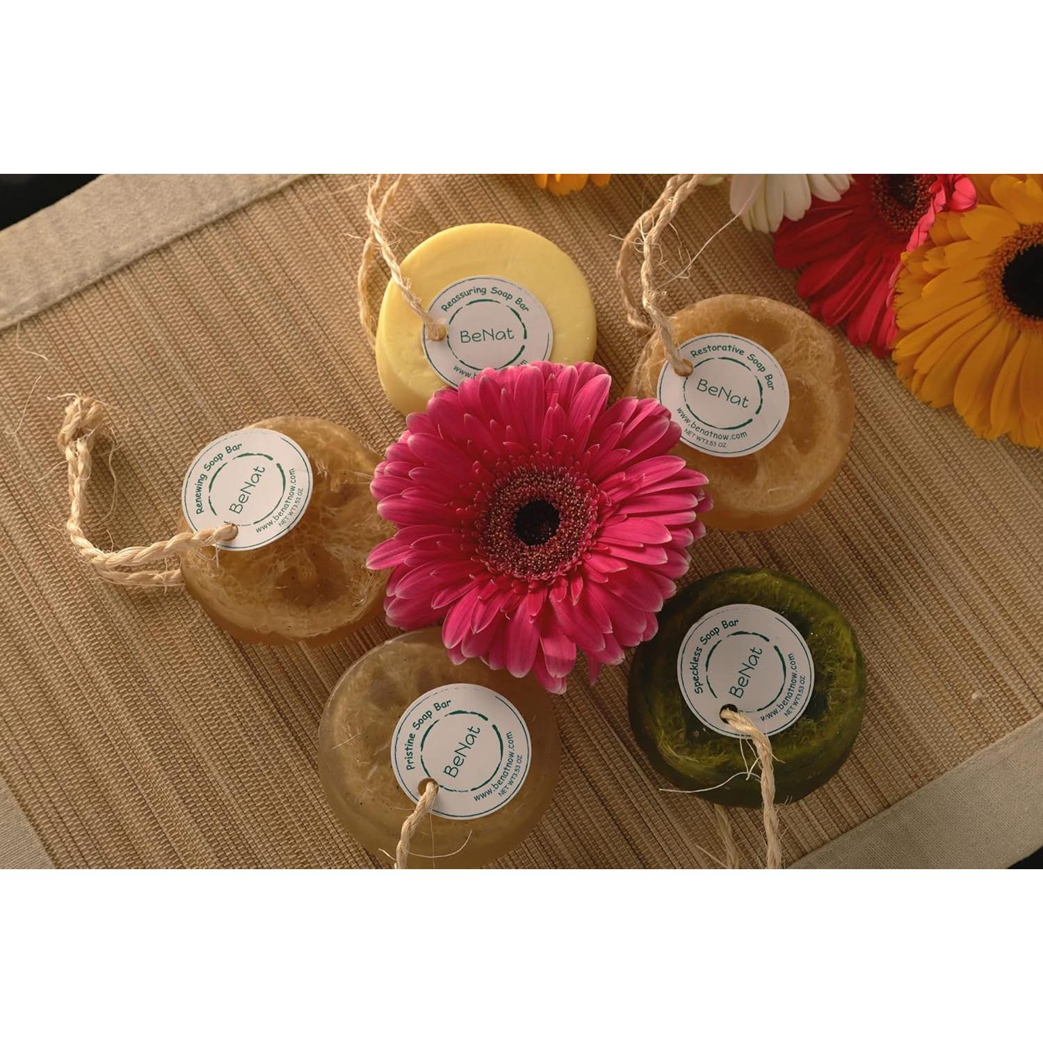 Jabón Corporal Natural Pristine 100g Arcilla Gris Té Verde