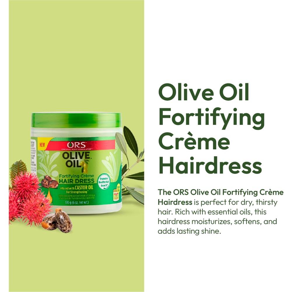 Crema Fortificante ORS de Aceite de Oliva y Ricino 170g