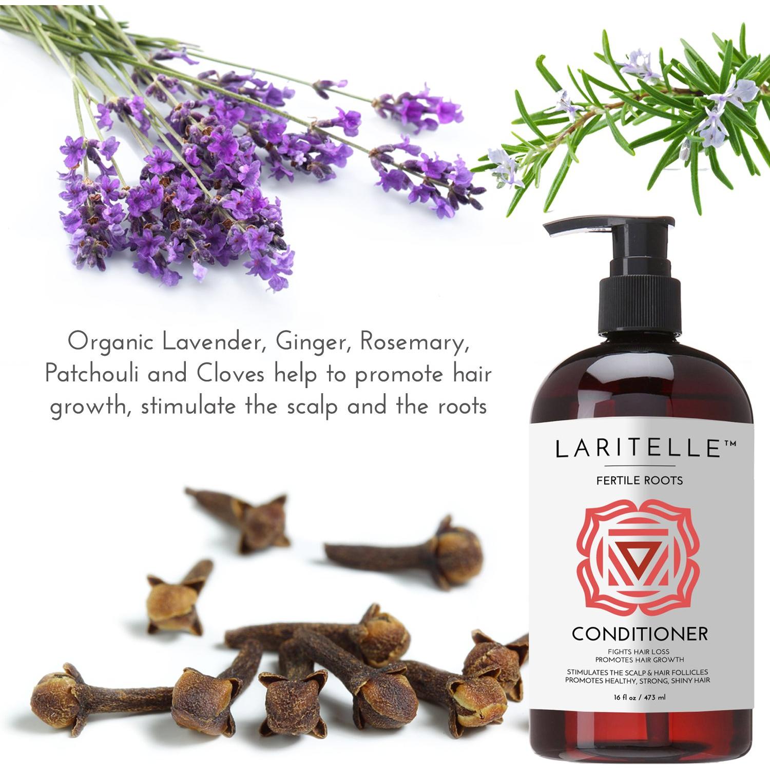 Acondicionador Orgánico Laritelle 473ml Anti-Caída y Crecimiento