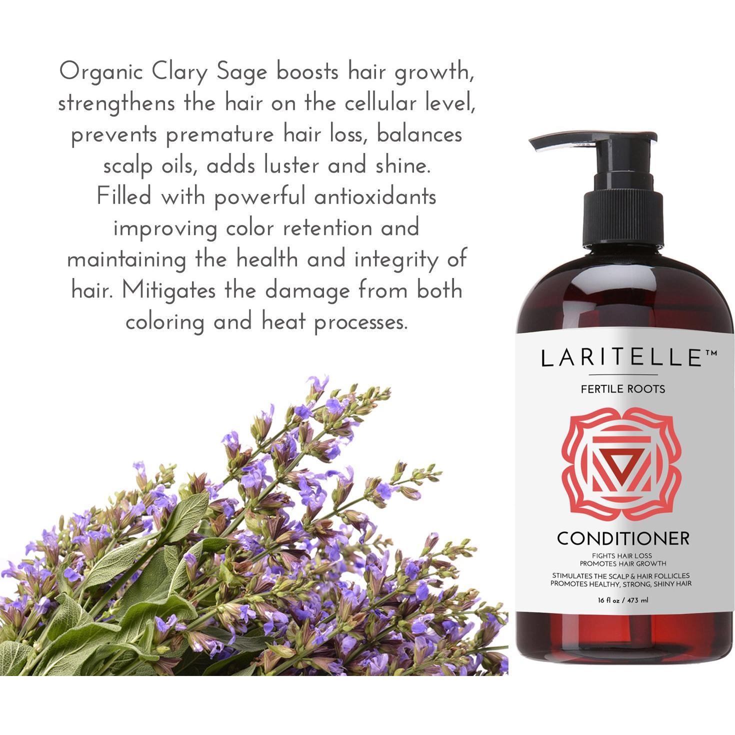 Acondicionador Orgánico Laritelle 473ml Anti-Caída y Crecimiento