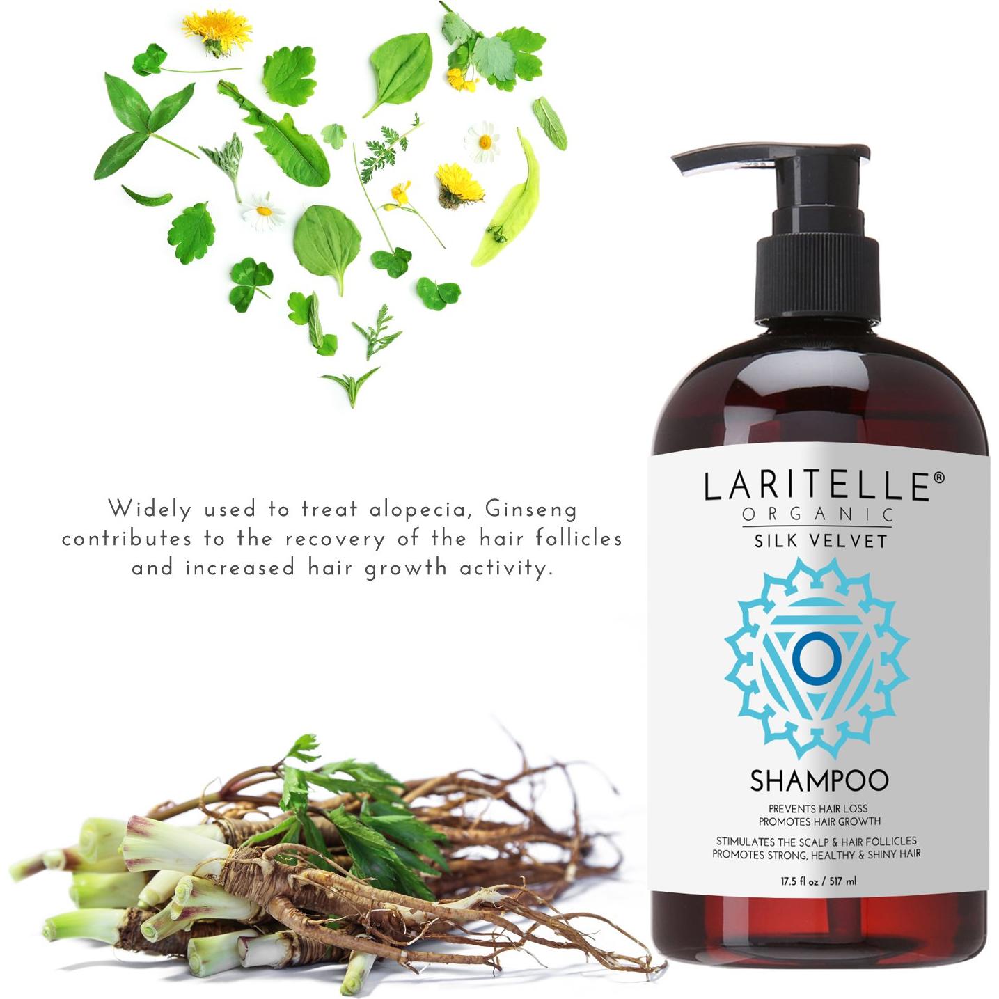 Champú Orgánico Laritelle 495 g - Crecimiento y Fortalecimiento Capilar