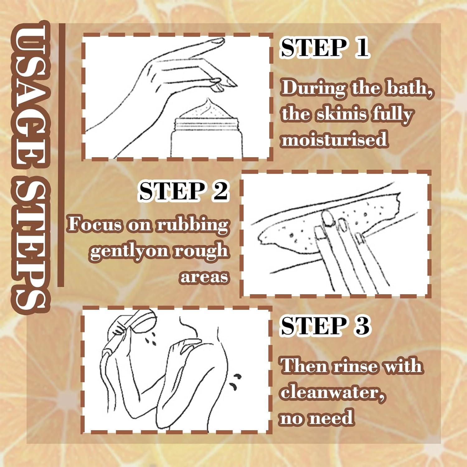 Exfoliante Corporal Premium LJYBoBin 255g Hidratante y Limpieza Profunda