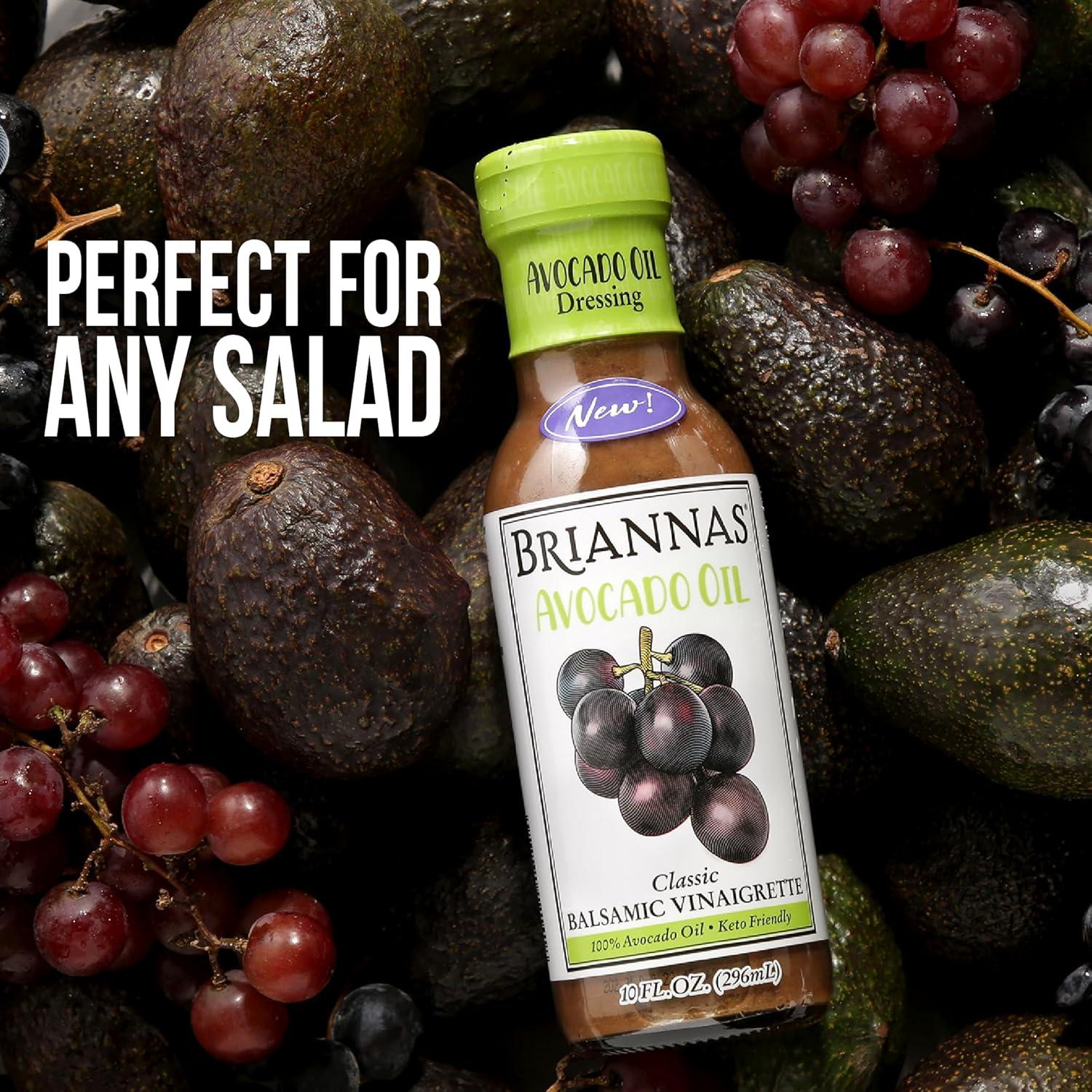 Aderezo BRIANNAS Vinagreta Balsámica Aceite de Aguacate 295 ml