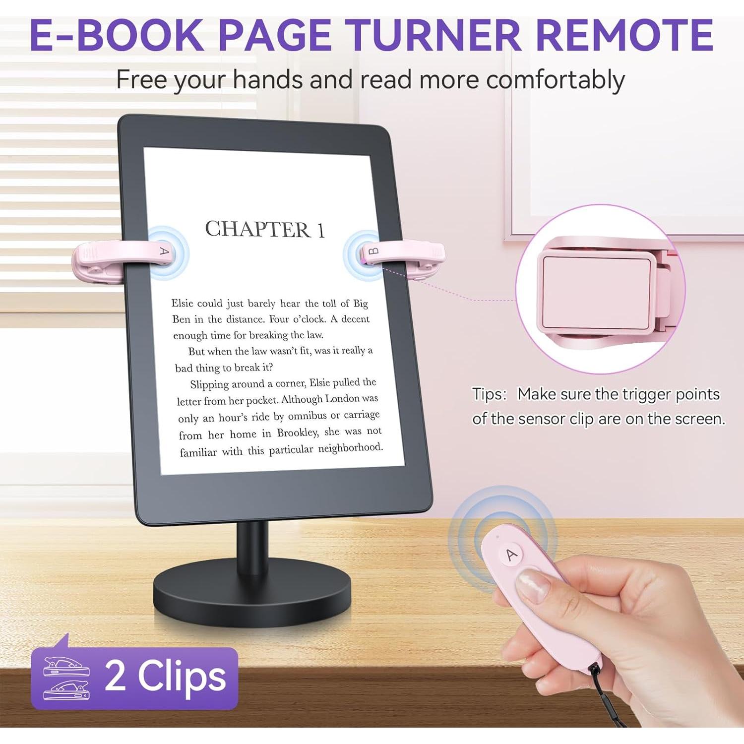 Control Remoto Pasar Páginas Kindle Rosa - DONGGUAN GX76