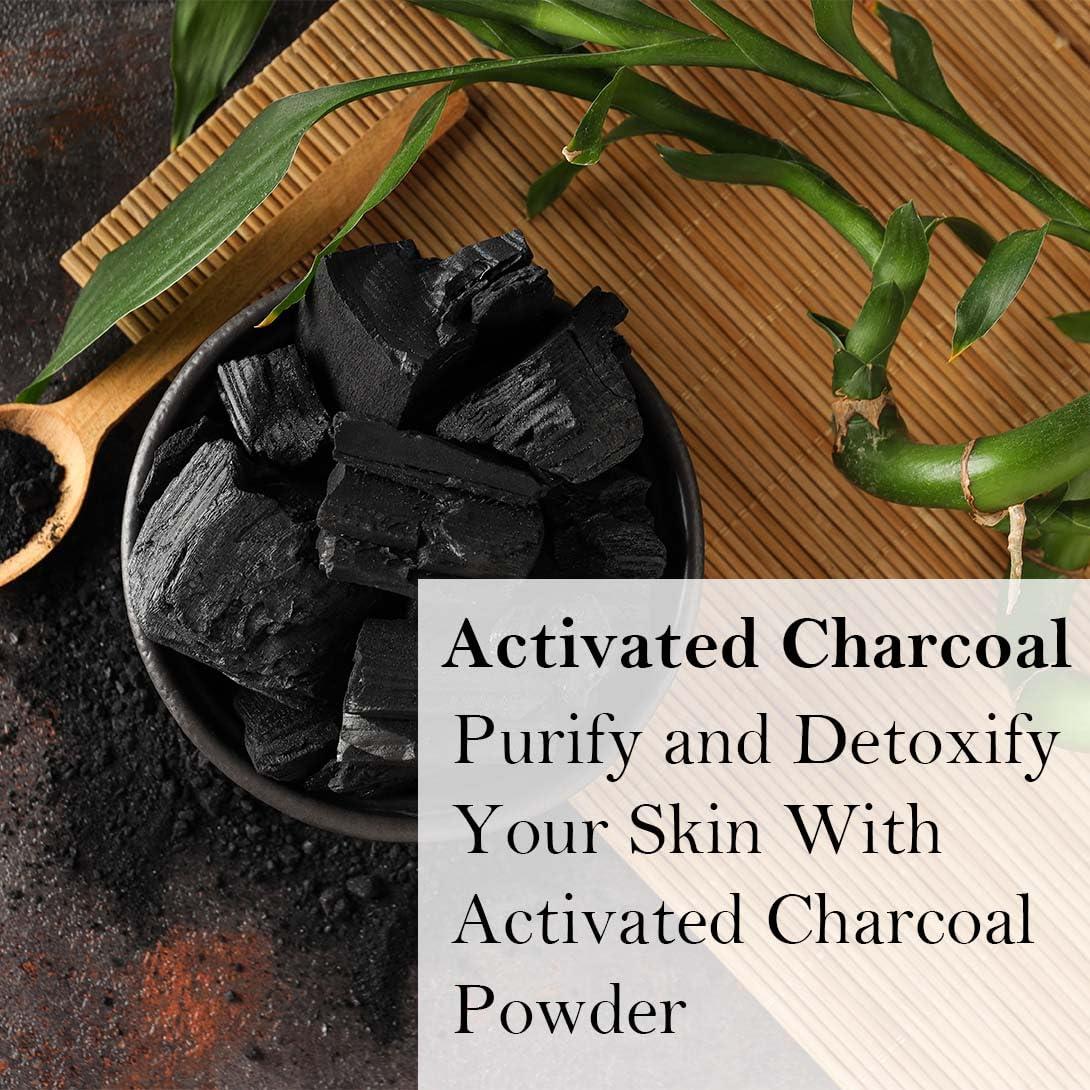 Polvo de Carbón Activado Mi Nature 100g - Blanqueamiento Dental y Facial