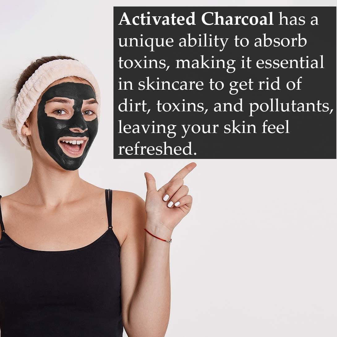 Polvo de Carbón Activado Mi Nature 100g - Blanqueamiento Dental y Facial