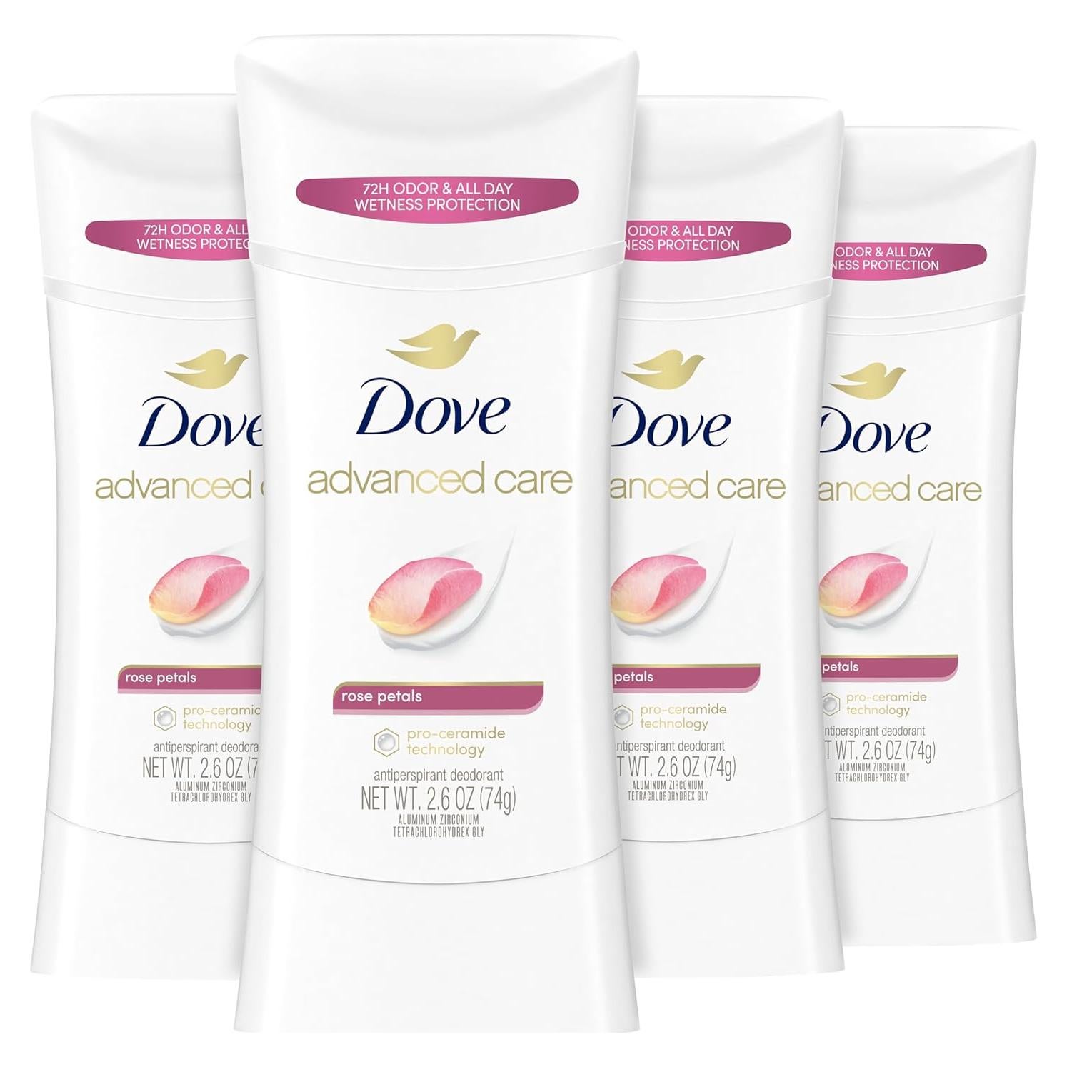 Desodorante Antitranspirante Dove Pétalos de Rosa 59.83 g