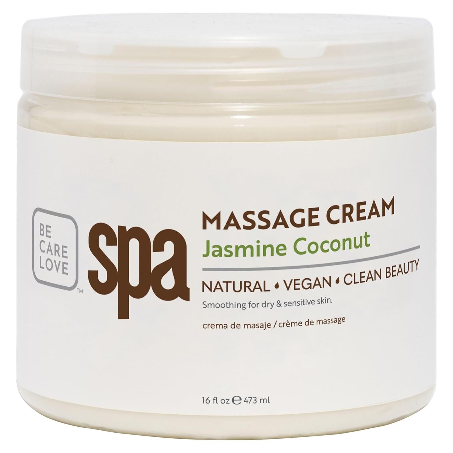 Crema de Masaje Spa Be Care Love 473 ml Jazmín y Coco