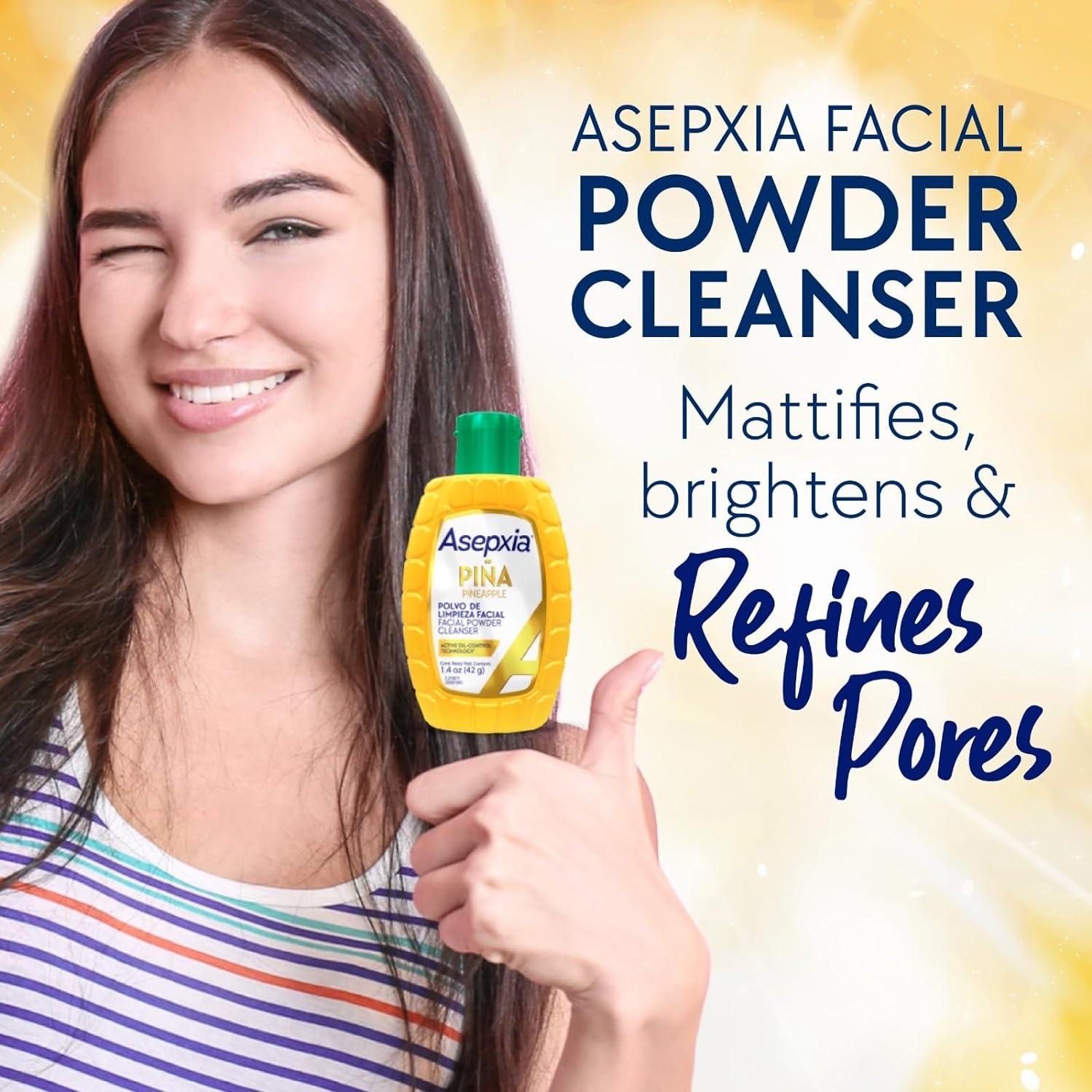 Limpiador Facial en Polvo Asepxia 39.4 g con Enzima de Piña