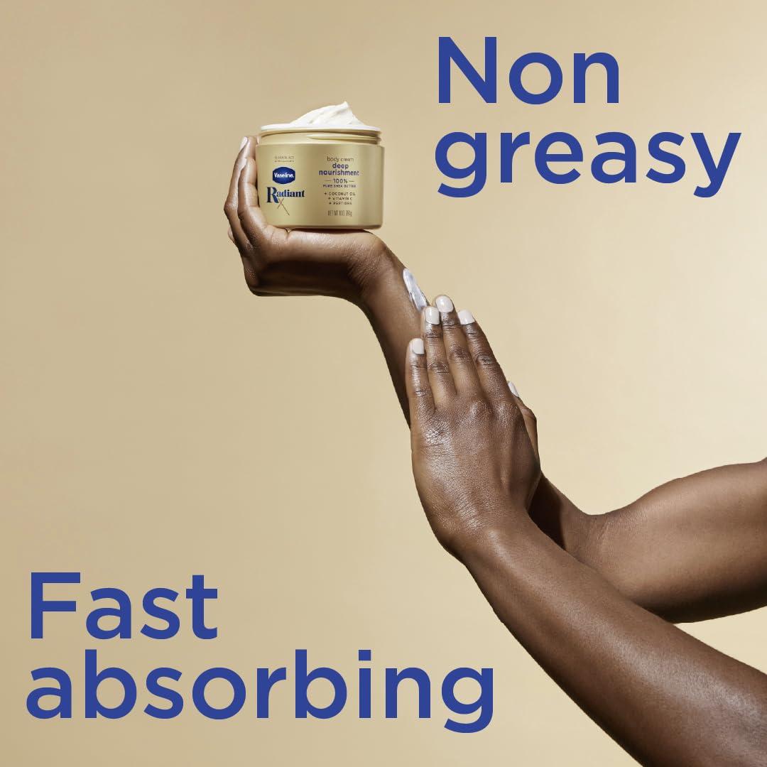 Crema Corporal Vaseline Radiant X 283.5 g - Manteca de Karité Pura