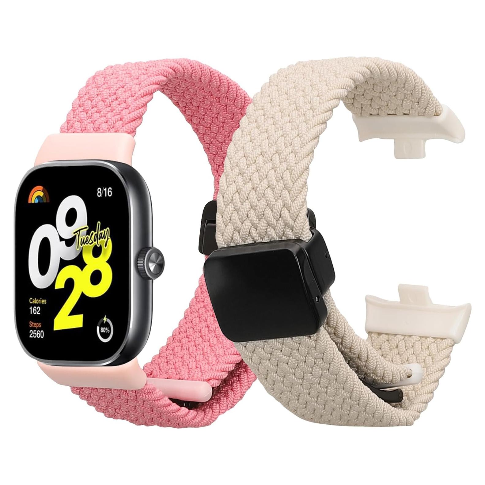 Correa de Smartwatch kwmobile para Xiaomi Redmi Watch 4 - 2x Nylon