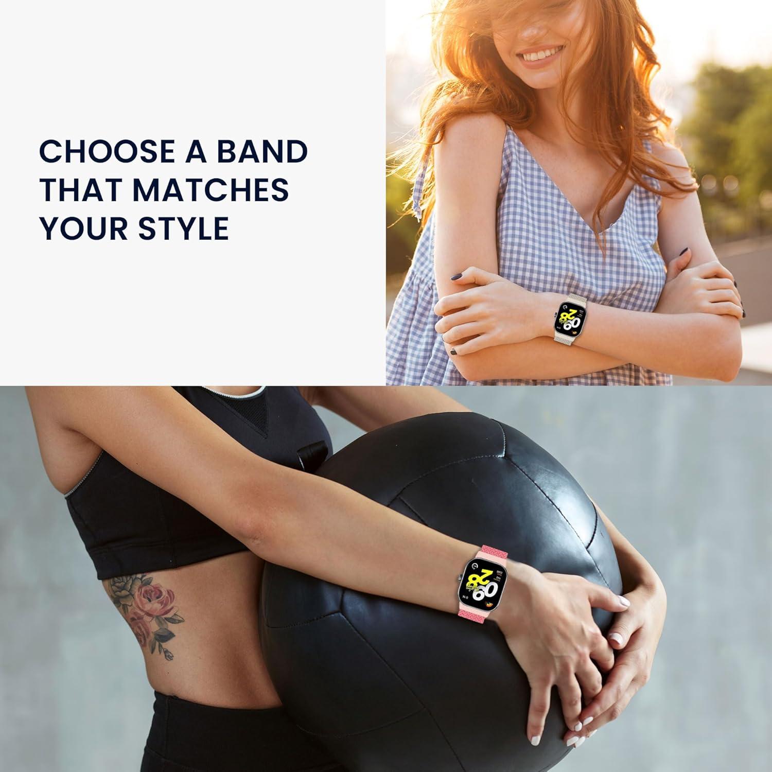 Correa de Smartwatch kwmobile para Xiaomi Redmi Watch 4 - 2x Nylon