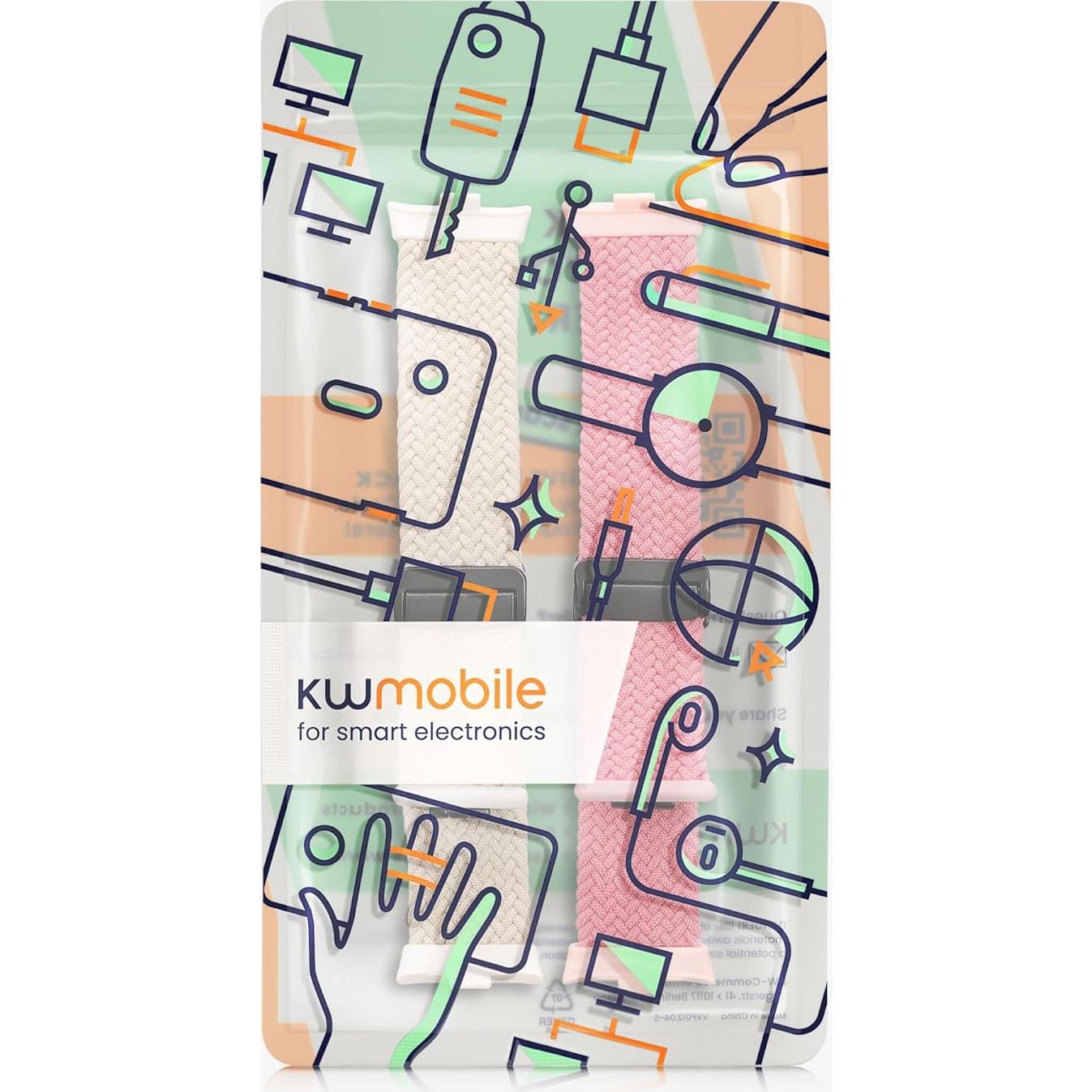 Correa de Smartwatch kwmobile para Xiaomi Redmi Watch 4 - 2x Nylon