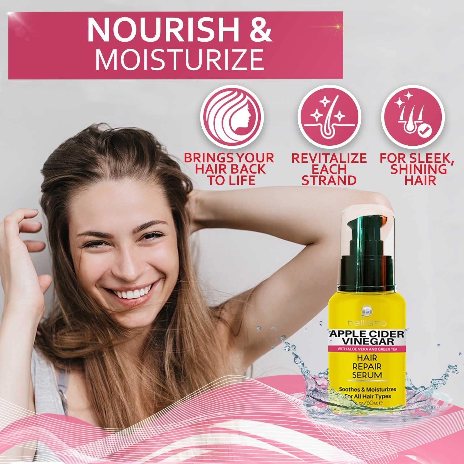 Suero Hidratante Bellisso 59 ml - Vinagre de Sidra de Manzana